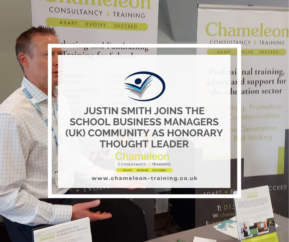 Justin Smith Joins the School Business Managers (UK) Community as Honorary Thought Leader