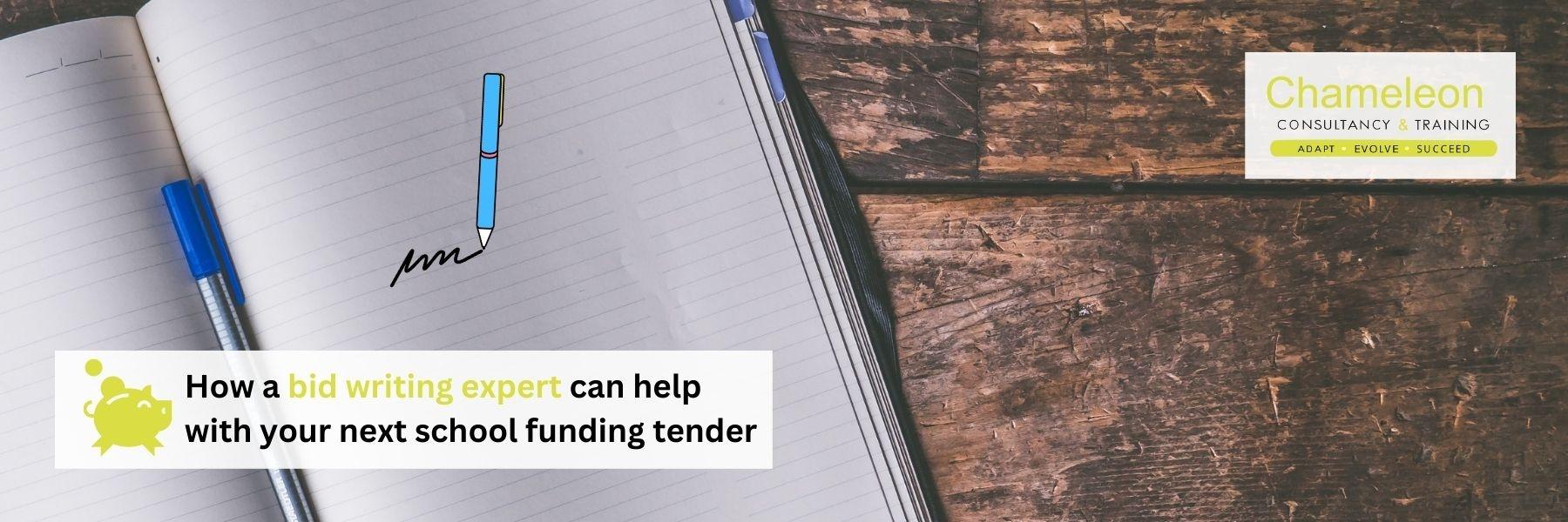 How a bid writing expert can help with your next school funding tender