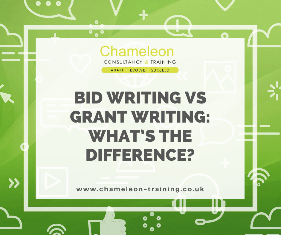 Bid Writing vs. Grant Writing intro